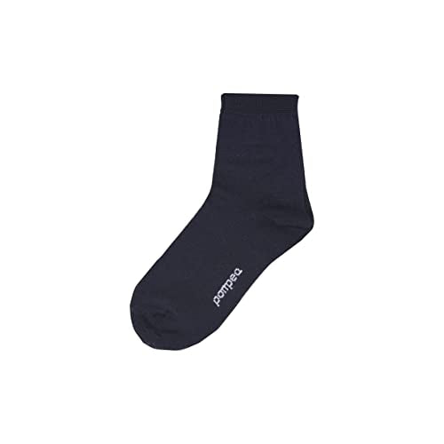 CALZIFICIO PEZZINI POMPEA 6 Paia Calzini Lunghi o Corti Bambino in Cotone con comodo polsino - Tinta Unita - Confezione scatolata - Home Shopping Italia 
