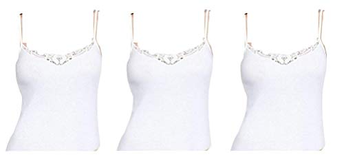 6 Canotte donna macramè 7° Spalla Stretta Art. 25 Speedy Line - Home Shopping Italia 