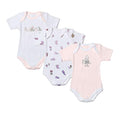 liabel 3 Body Neonato/a Mezza Manica Puro Cotone Felpato Art. 02828/T402 (6 Mesi, Rosa) - Home Shopping Italia 