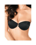 LORMAR - Reggiseno Push-up da Donna, Trasparente, Schiena Invisibile, Rimovibile, Senza Motivo, Schiena Imbottita, Reggiseno Liscio, Basic con Chiusura Frontale Nero 2B - Home Shopping Italia 