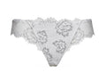 Slip Perfect in pizzo con pannello in cotone sulla pelle (3°, Bianco) - Home Shopping Italia 
