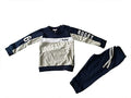 Tuta in felpa di cotone due pezzi neonato neonata - Young stars sportswear - Home Shopping Italia 