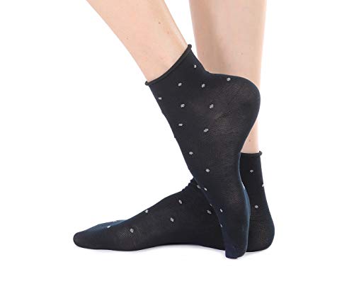 MERITEX - Calza donna Fantasia - 36/41, Blu - Home Shopping Italia 