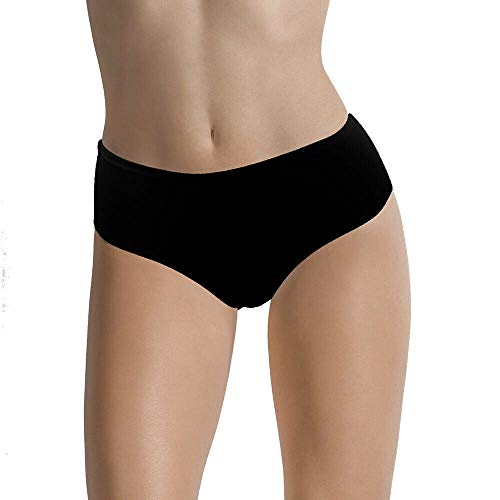 6X Slip Donna COTONELLA in Cotone Elasticizzato Varie Taglie E Colori cod. 3940 (Nero, 4/L) - Home Shopping Italia 