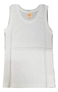 Speedy Line 6 Canotte Bimbo con Bordino Spalla Larga Cotone Bianco Art. OP-102 - Home Shopping Italia 