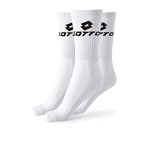 Lotto 12 Paia Calzini Tennis Uomo/Donna in Morbido Cotone traspirante, Certificati OEKO-TEX, Bianco, 43-46 - Home Shopping Italia 
