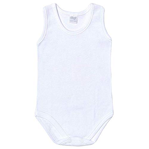 Ellepi 6 Body Bimbo in Puro Cotone Anallergico con Cuciture Comfort Colore Bianco Senza Maniche. Taglia 6 Mesi - Home Shopping Italia 