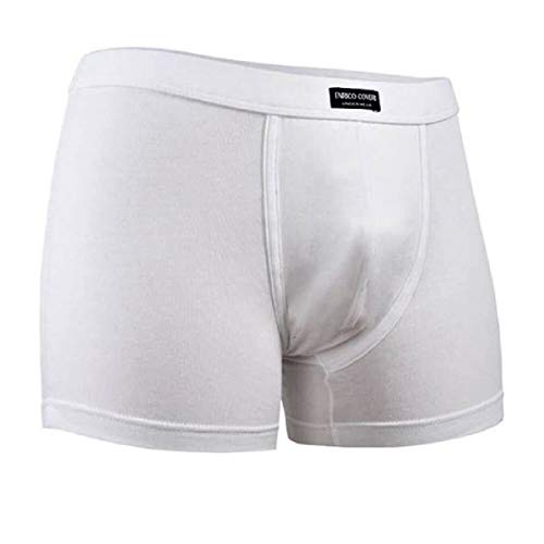 Enrico Coveri Pack 6 Paia Boxer Uomo in Cotone Bielastico (Bianco, 6/XL) - Home Shopping Italia 