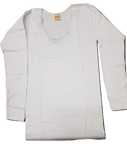 3 Maglie donna Manica Lunga macramè 4° Bianca Caldo Cotone Art. OP-08/L Speedy - Home Shopping Italia 