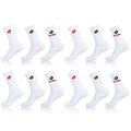 Lotto Calze Sportive per Uomo, Bianco, 39/42 (pacco da 12) - Home Shopping Italia 