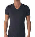 Liabel ® 3 Magliette Intime Uomo Cotone Caldo Termico Scollo a V e Girocollo Pacco da 3 T Shirt Manica Corta Cotone Caldo 08282-53 (3 Scollo V Blu, XXL) - Home Shopping Italia 