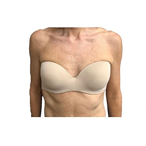 LORMAR Reggiseno a fascia con coppe foderate art. 1904-2, Beige - Home Shopping Italia 