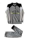Generic Pigiama da donna lungo in cotone due pezzi vari modelli e taglie rosa grigio - Exclusive - Home Shopping Italia 