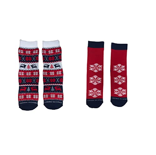 Marina Yachting 6 paia Calza corta antiscivolo uomo o donna in taglia unica tema natalizio caldo cotone - Home Shopping Italia 