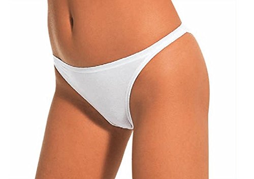 6 Slip tanga donna l'altra COTONELLA cotone elastico 3161 (3, BIANCO) - Home Shopping Italia 