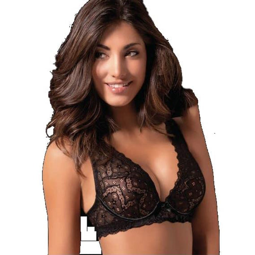 Bralette in Pizzo, Coppa C, a Balconcino Leggermente Imbottito - Art. Elenoire - Love And Bra (4C, Bianco) - Home Shopping Italia 