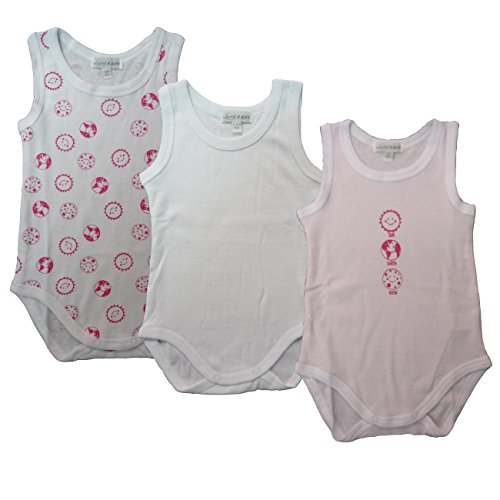 liabel 3 Body neonata/o Spalla Larga 100% Cotone Art. 05832B/T1457 (Rosa, 24 Mesi) - Home Shopping Italia 