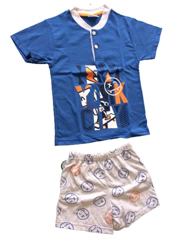 Pigiama Corto Bambino Due Pezzi in Cotone Jersey - Primero - Home Shopping Italia 