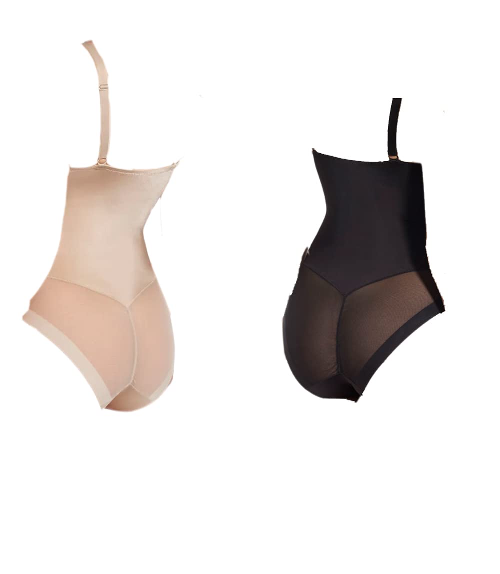 Body modellante con ferretto senza imbottitura colori nero tierra taglie a scelta Art. Body Cleo - Selene - Home Shopping Italia 