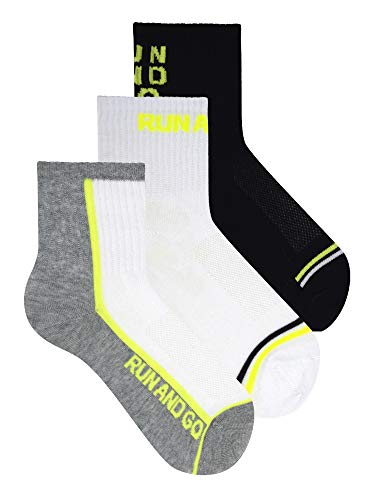 MERITEX - Calzini Bambino traspirante Sporty 3 Pack - 31/34, Multicolor 1 - Home Shopping Italia 
