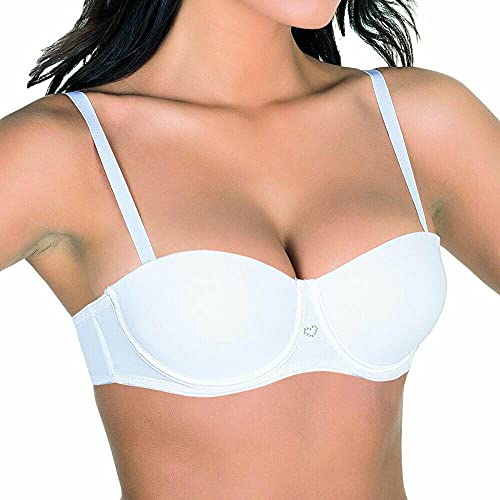 ARIS Reggiseno Desy Balconcino con Ferretto Imbottito Bretelle Staccabili - Home Shopping Italia 