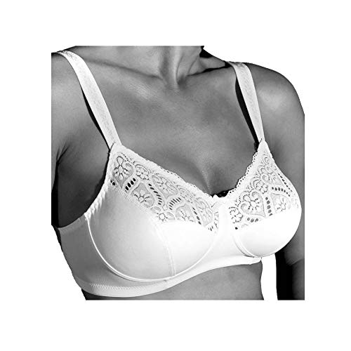 GIOS Reggiseno cotone e lycra ricamato art. 973-6, Nero - Home Shopping Italia 