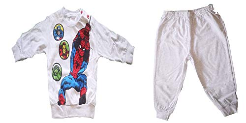 Sicem Pigiama Neonato Bambino Due Pezzi Manica Lunga Pantalone Lungo Cotone Jersey Avengers Marvel - Home Shopping Italia 