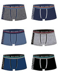 Navigare Boxer Uomo Fantasia e in Cotone Confezione da 6 PZ (4/M, 2956 Nero Grigi Navy Jeans) - Home Shopping Italia 