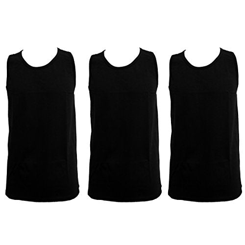 Enrico Coveri 3 Canotte Uomo Spalla Larga in Cotone Pettinato Art. ET1102 (Nero, 3/S) - Home Shopping Italia 