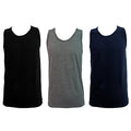 Enrico Coveri 3 Canotte Uomo Spalla Larga in Cotone Pettinato Art. ET1102 (Nero/Blu/Grigio, 4/M) - Home Shopping Italia 