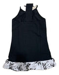 Vestitino da Donna Spalla Stretta con Inserto Allover Art. ID565 - Intimami - Home Shopping Italia 