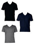 Enrico Coveri 3 t-Shirt Uomo Mezza Manica Scollo a Punta Caldo Cotone Interlock Art. ET1201 (4/M, Assortito) - Home Shopping Italia 