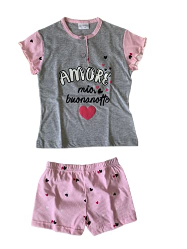 Pigiama Corto Bambina Due Pezzi Varie Taglie e Modelli - Primero - Home Shopping Italia 