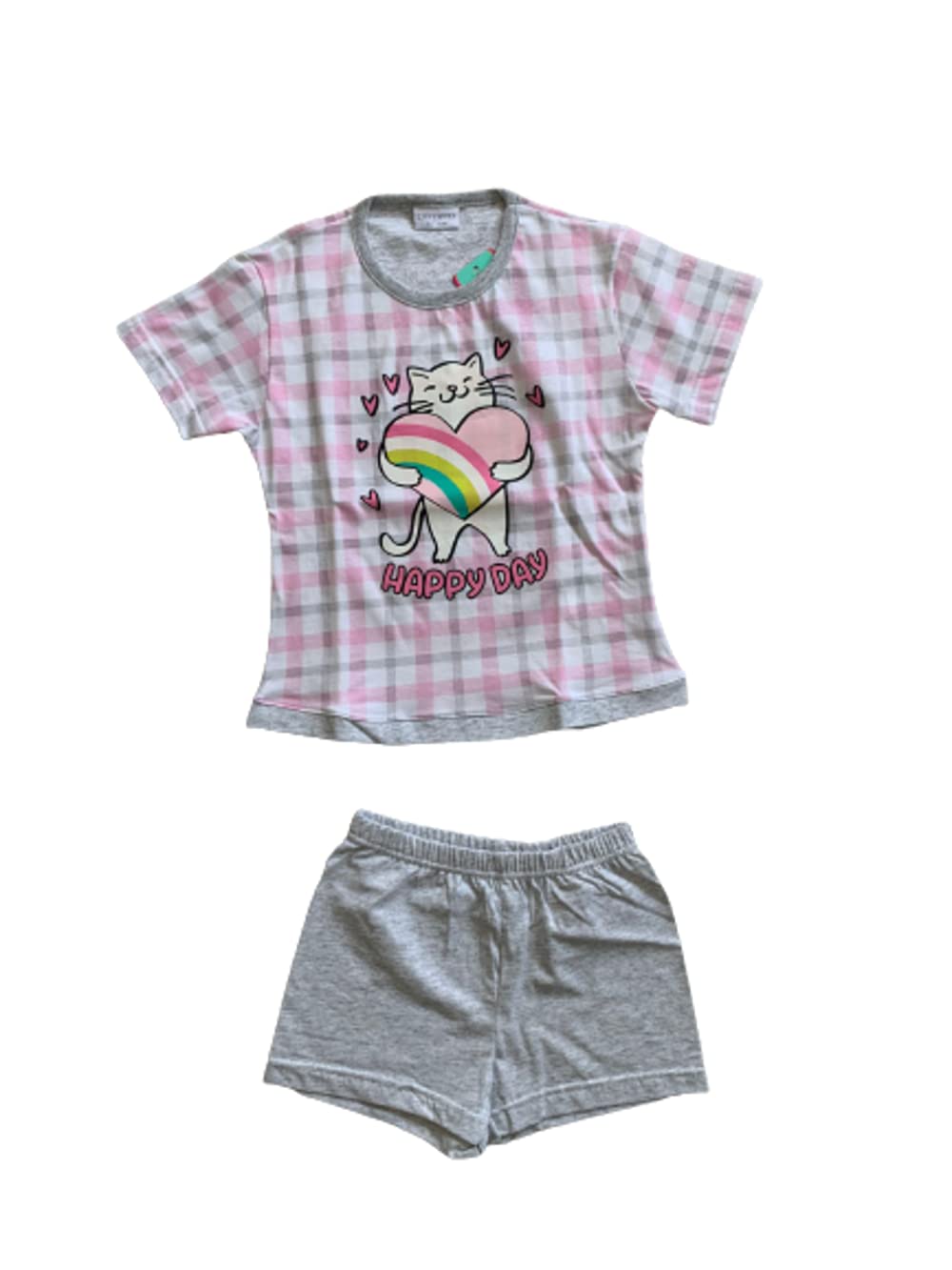 Pigiama Corto Bambina Due Pezzi Varie Taglie e Modelli - Primero - Home Shopping Italia 