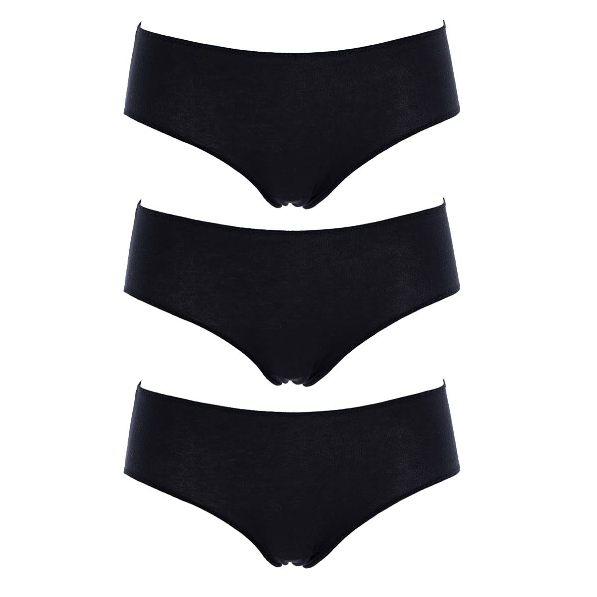 Cotonella, Midi Donna in Morbido Cotone bielastico e Finiture Invisibili - Confezione da 3 Pezzi - Art. 3488K3 - Home Shopping Italia 