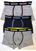 Navigare Boxer Uomo Fantasia e in Cotone Confezione da 6 PZ (4/M, 2926 NER Grigi Mel Navy) - Home Shopping Italia 