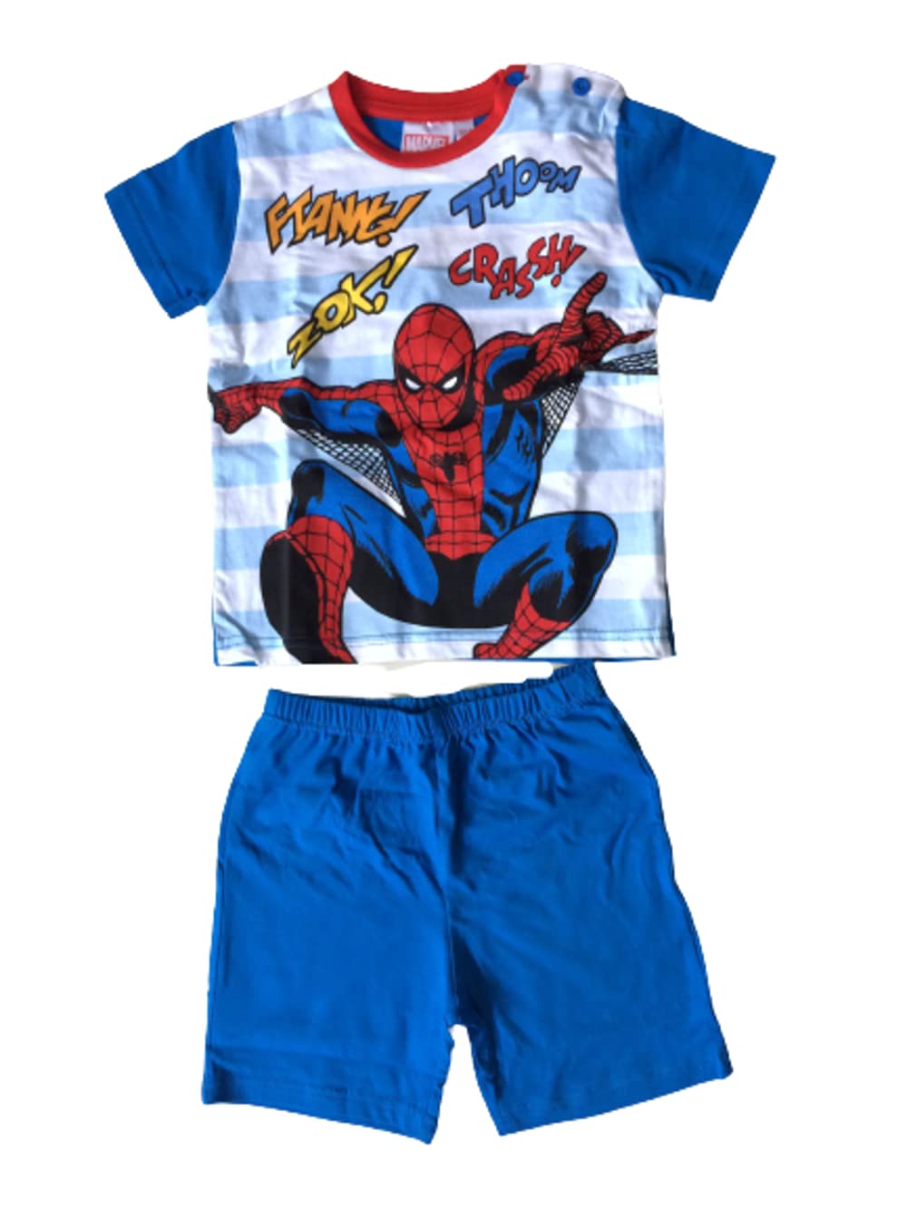 Pigiama Due Pezzi Corto Neonato Cotone Spider Man - Home Shopping Italia 