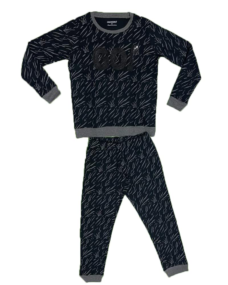 Pigiama Donna Invernale Due Pezzi Varie Fantasie e Colori - Oro Nero - Home Shopping Italia 