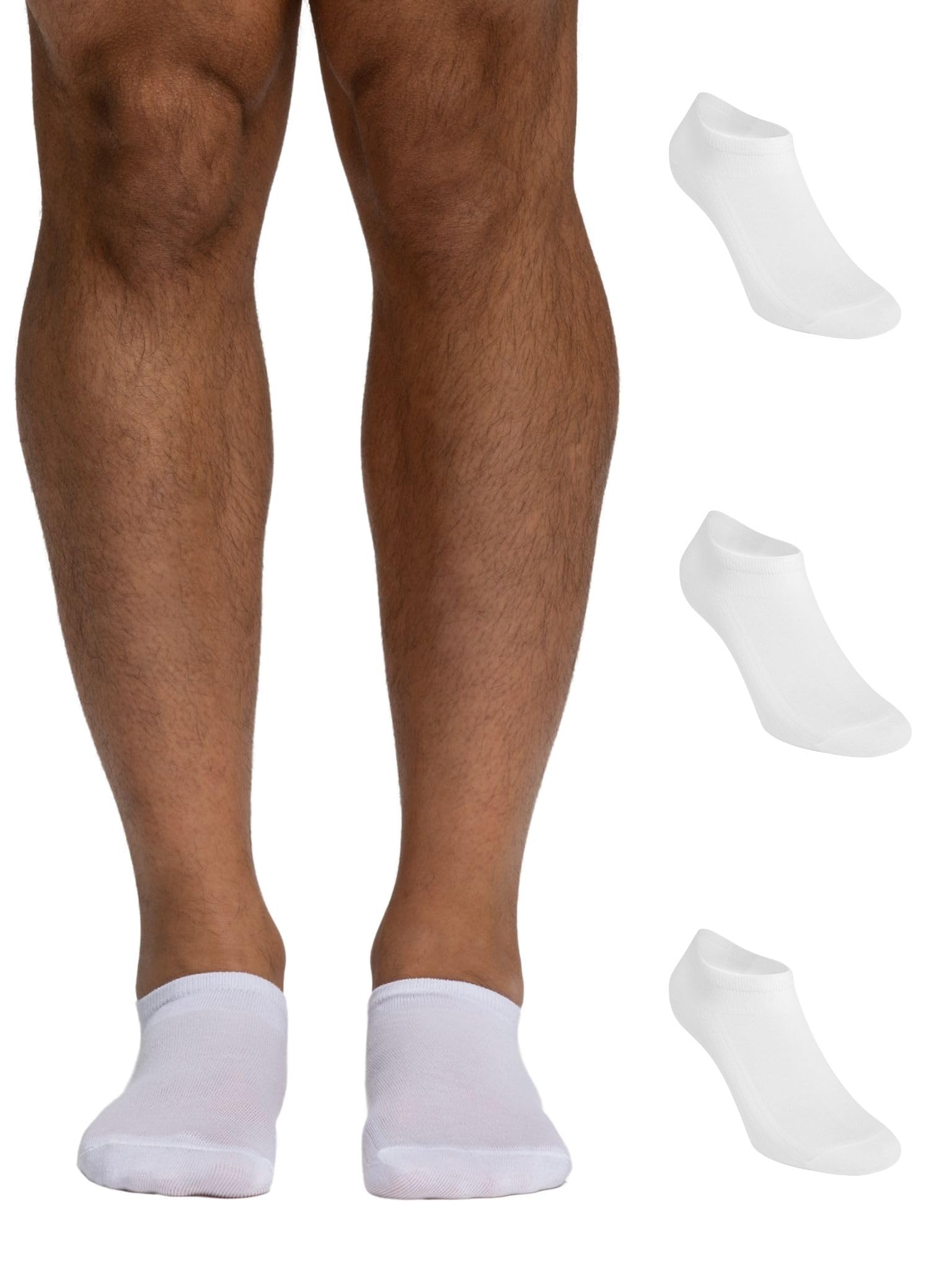 Pompea 3 Paia Calzini Uomo in Cotone, Calze Corte alla Caviglia con Punta e Tallone Rinforzati - Home Shopping Italia 
