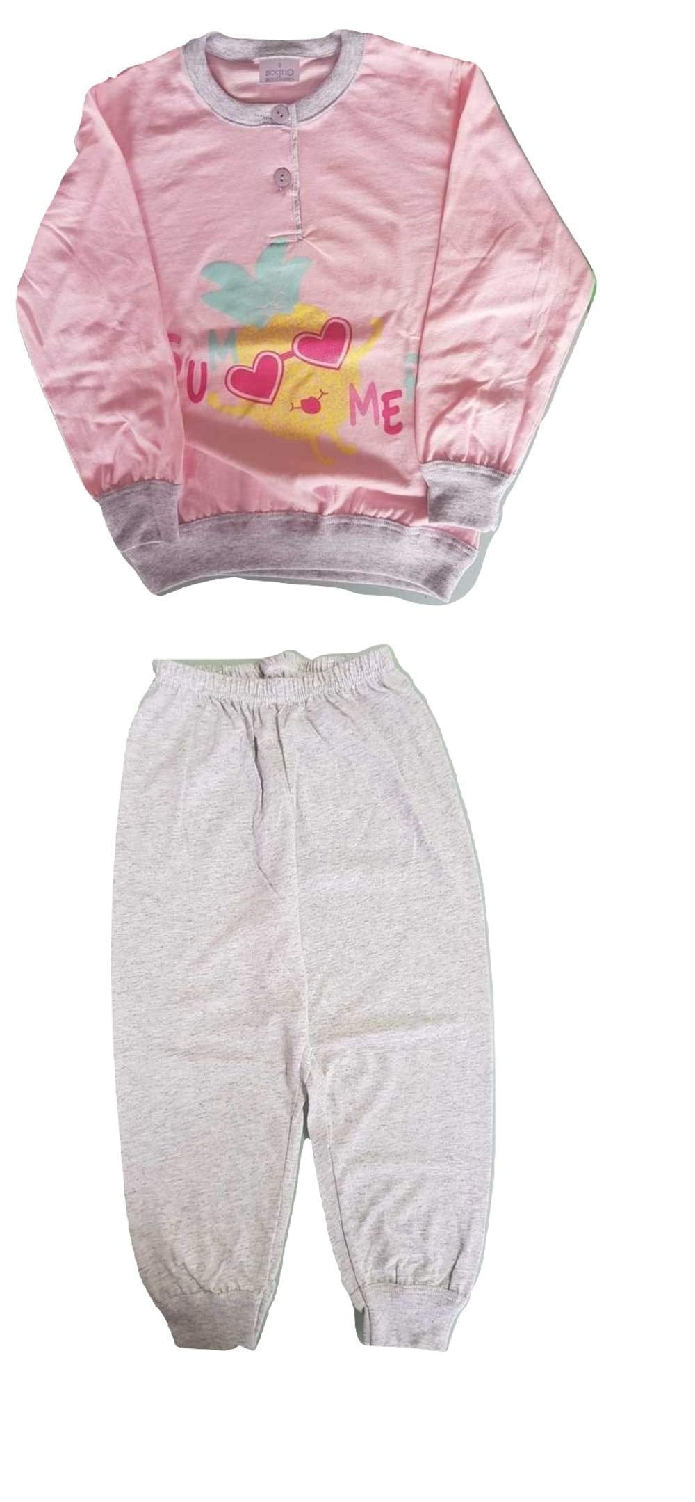 Sogno Sondesto Pigiama Bimba Ragazza Lungo Due Pezzi Cotone Jersey Vari Articoli - Home Shopping Italia 