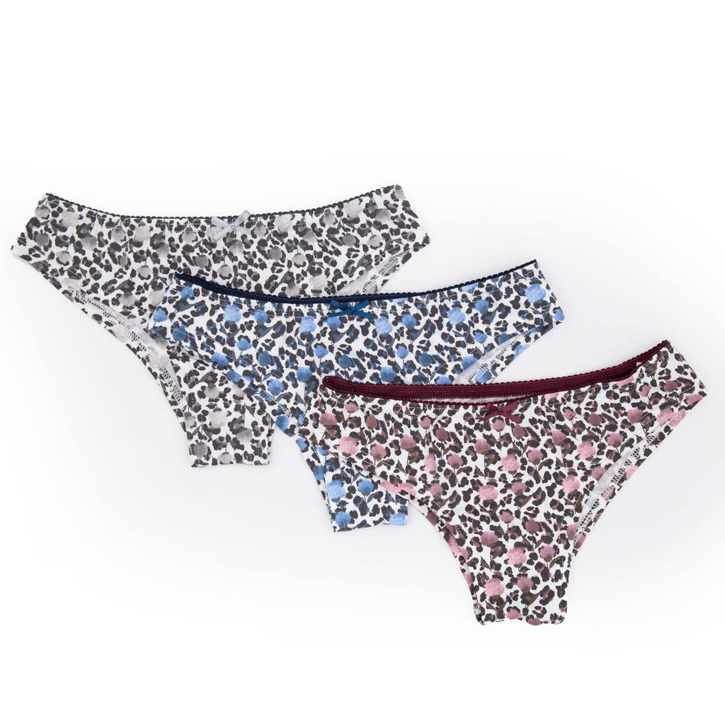 Confezione 6 pezzi intimo donna panty brasiliano perizoma slip midi slip vita bassa colorazioni assortite fantasie a seconda della disponibilità - Home Shopping Italia 