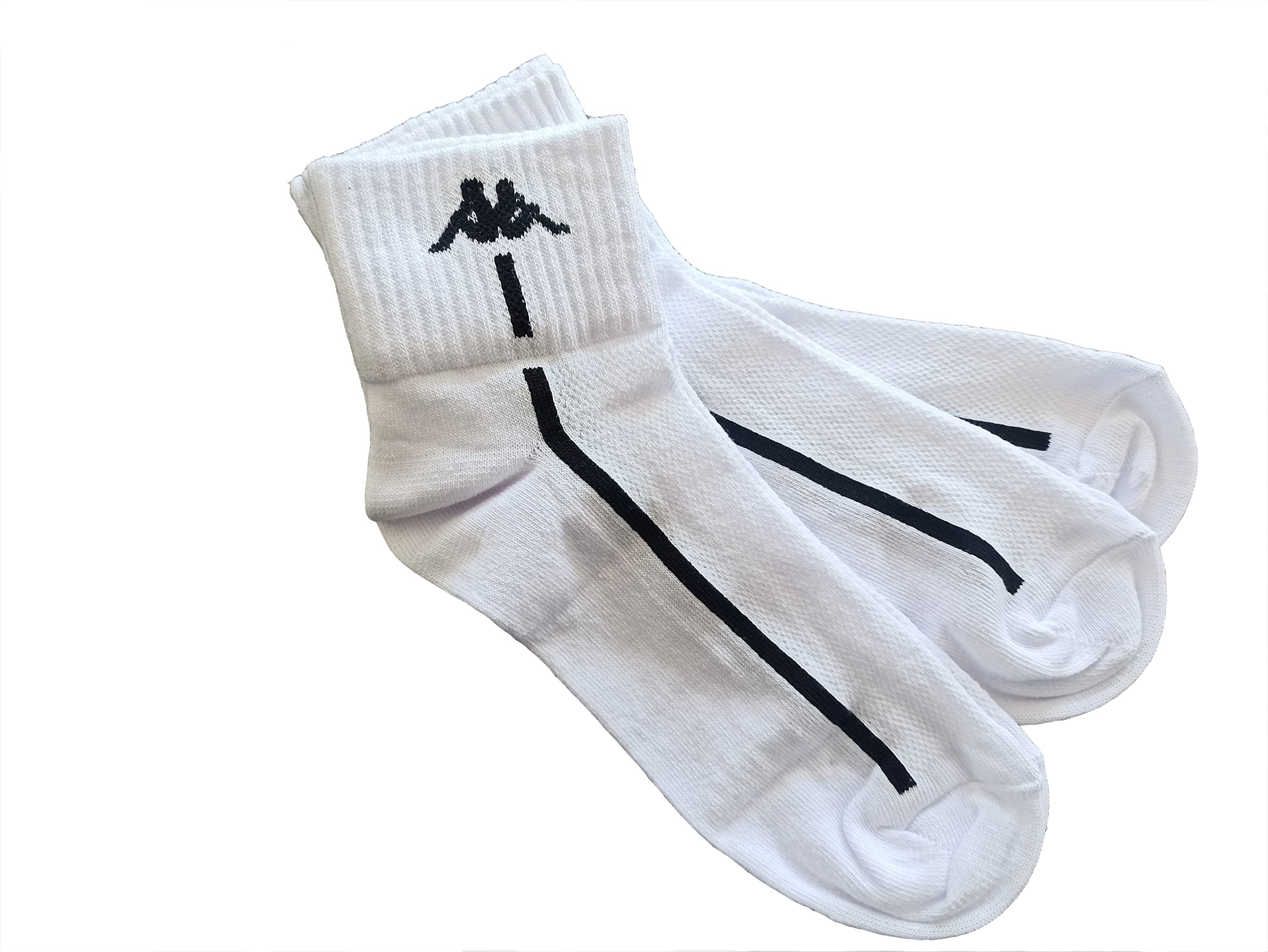 6 paia calza corta unisex alla caviglia in cotone e spugna alla caviglia varie taglie e colori Art. K902 / K907 - Kappa - Home Shopping Italia 