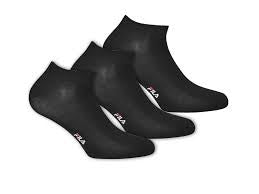 Fila Mercerized Cotton Socks, 6 and 12 Piece Offer, Men's, Women's, and Boys' Socks, Sports Sneakers F1709 (6 Black Pieces + 6 Grey Pieces, Sizes 39-42)