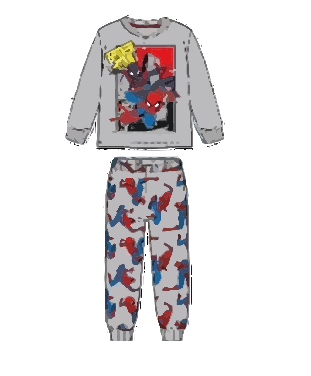 Pigiama Bimbo Sabor Spiderman 100% cotone - Home Shopping Italia 